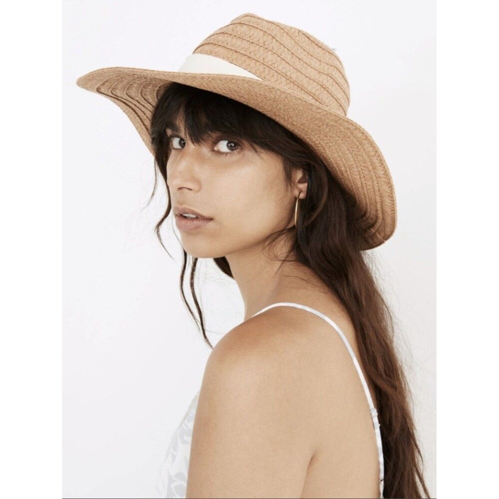 Madewell Packable Braided Straw Hat Size M/L